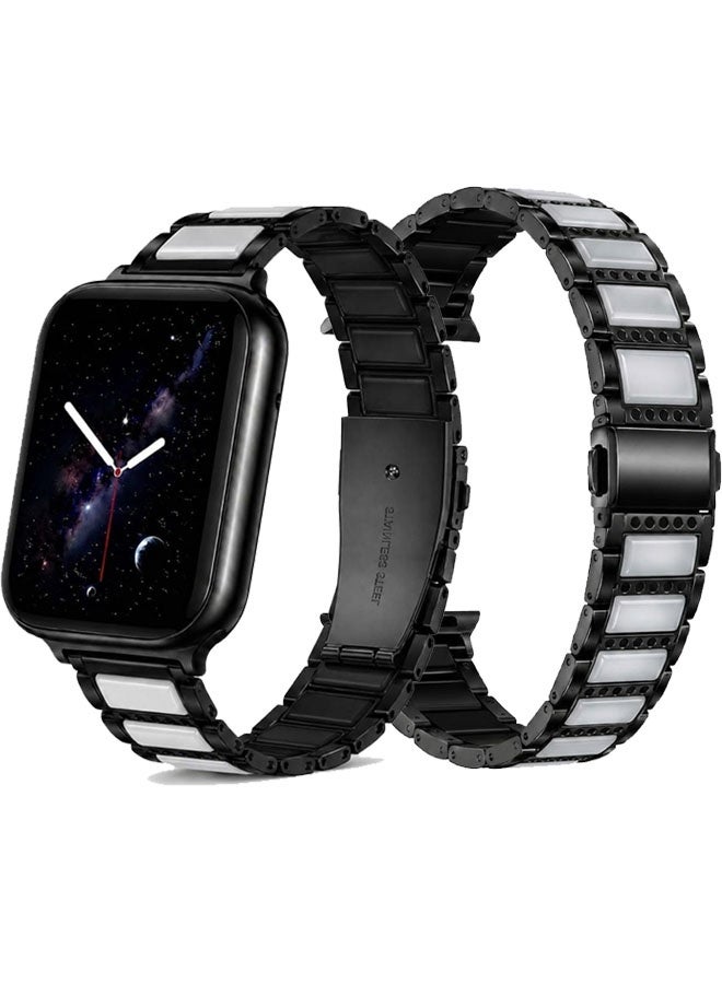 For Smart Watch 44mm 45mm 49mm Stainless Steel…
