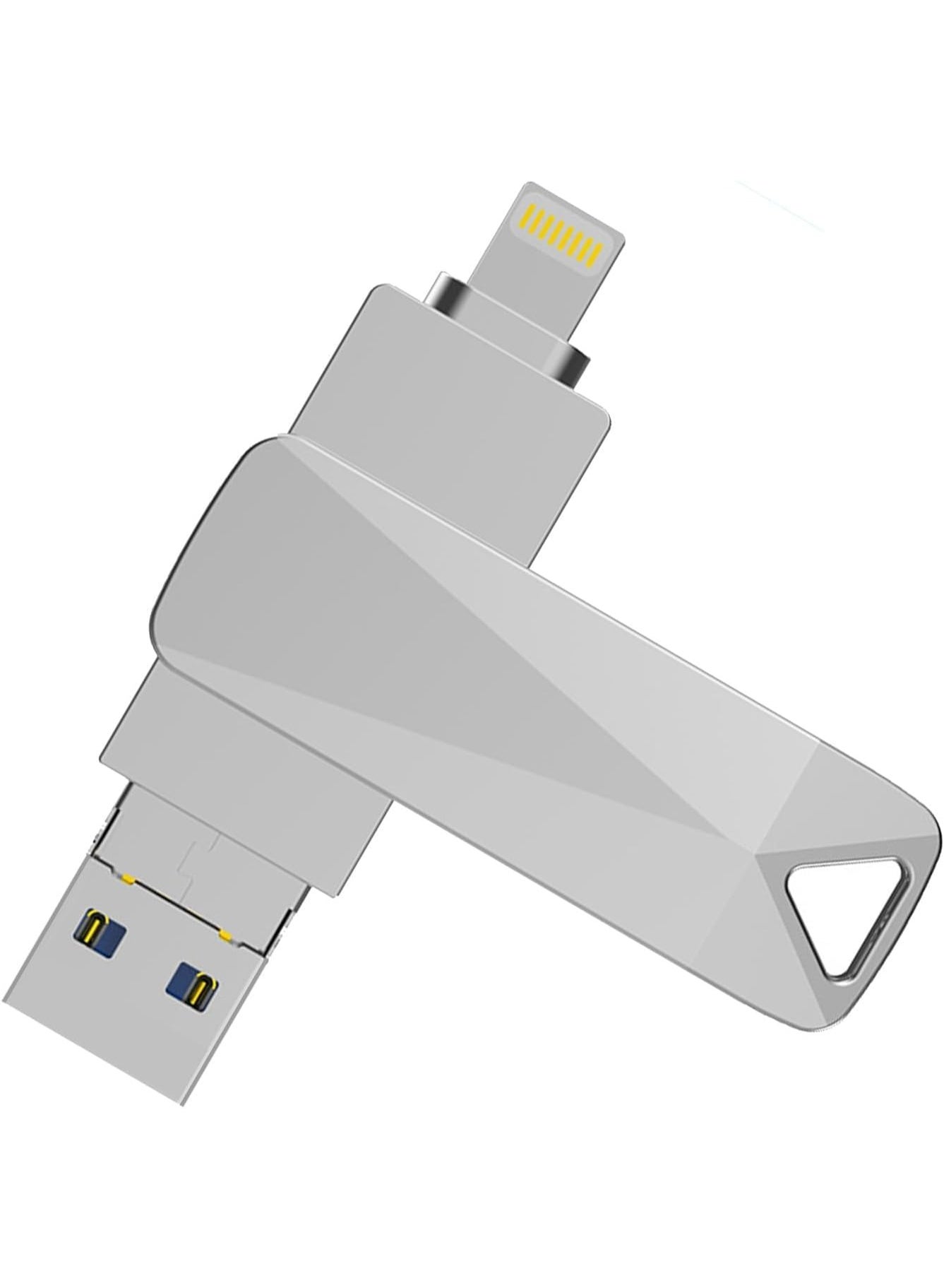 Compare Flash Drive 1Tb Dual Drive 3 in 1 Typec Thumb Drive USB Stick for Smartphones MacBook PC Tablets for Photos Videos Documents at KSA Price