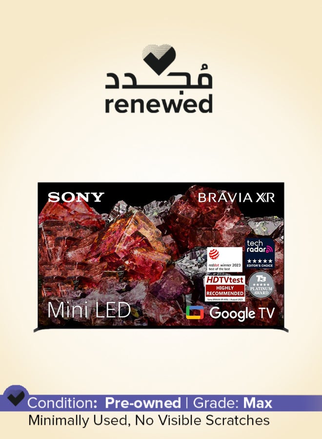 Compare Renewed  85Inch Android Smart Mini LED TV  4K  QN85X95L Black at KSA Price