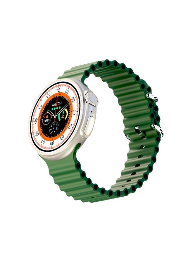 Compare Smart Watch 1.51  Display, Wide Touch Screen,  health tracking, Water Resistant, Magnetic Charger  Green at KSA Price