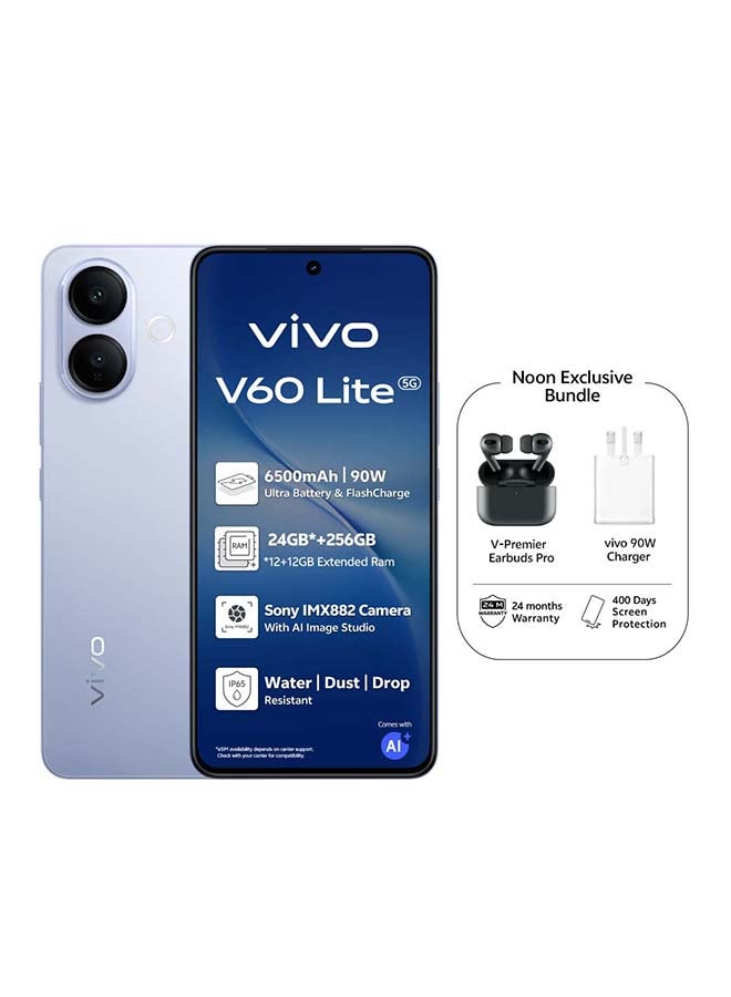 V60 Lite AI 5G Dual SIM Titanium Blue…