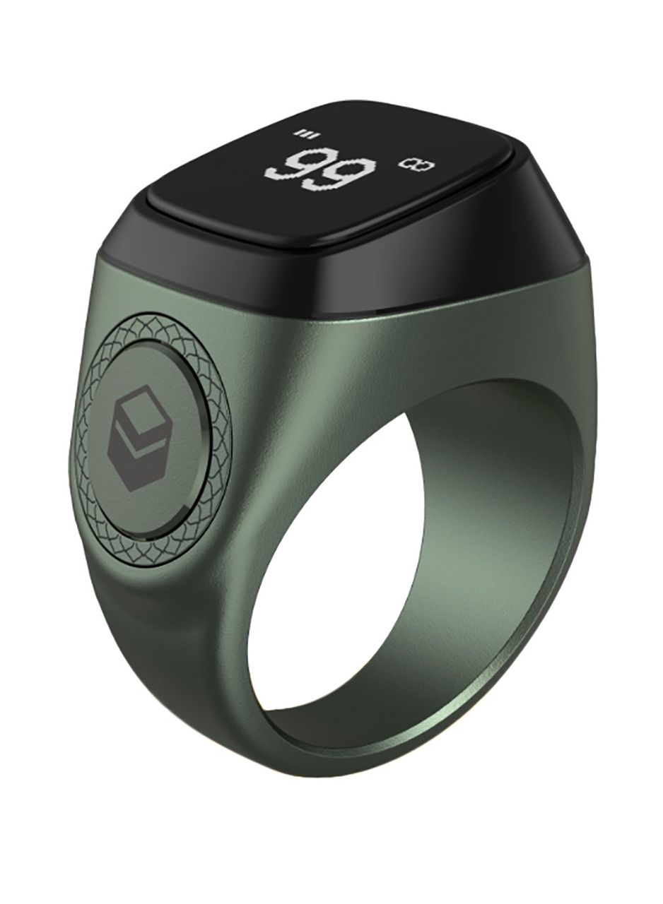 Compare Smart Tasbih Zikr Metal Ring 20MM Dark Green at KSA Price