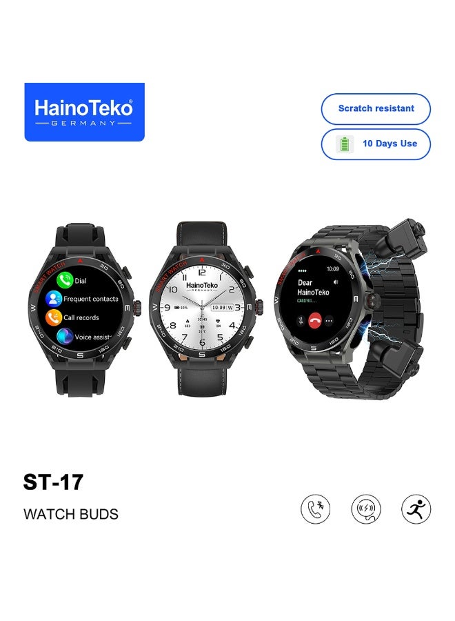 HainoTeko ST-17 Watch Buds Smartwatch with Built-in…