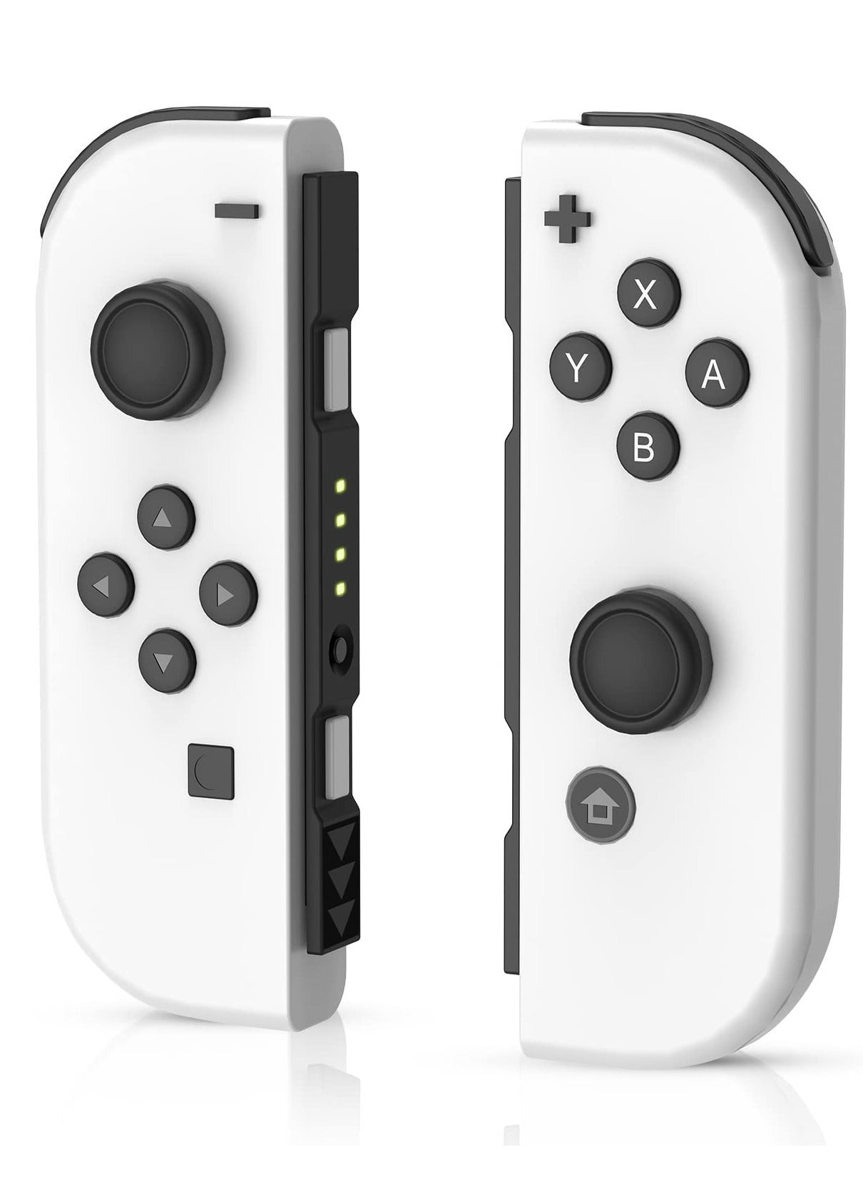 Compare Joy Cons Wireless Controller for Nintendo Switch, LR Controllers Replacement Compatible with Nintendo SwitchLiteOLED, Joystick with WakeupScreenshotDual Vibration New White at KSA Price