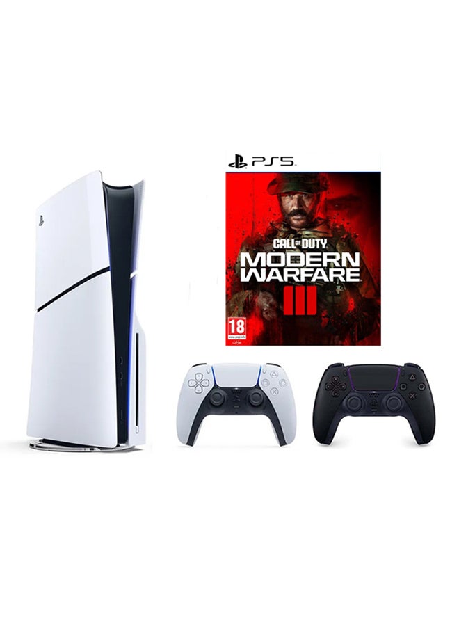 PlayStation 5 Slim Disc Console with Extra Black…