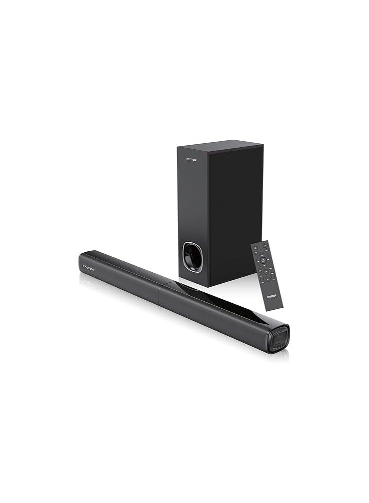 Compare 2.1 CH Home Theater Soundbar Wired Subwoofer 80W Powerful Output, Dedicated Sound Mode, Deep and Thrilling Bass, Dolby Digital Embedded, Supporting Bluetooth,Optical HDMIARC, AUX, USB & Remote at KSA Price