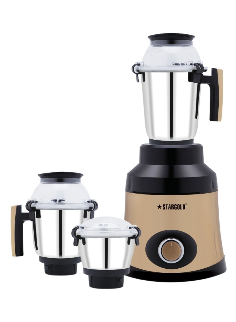 3-In-1 Mixer Grinder 1000 Watts Copper Motor Stainless…