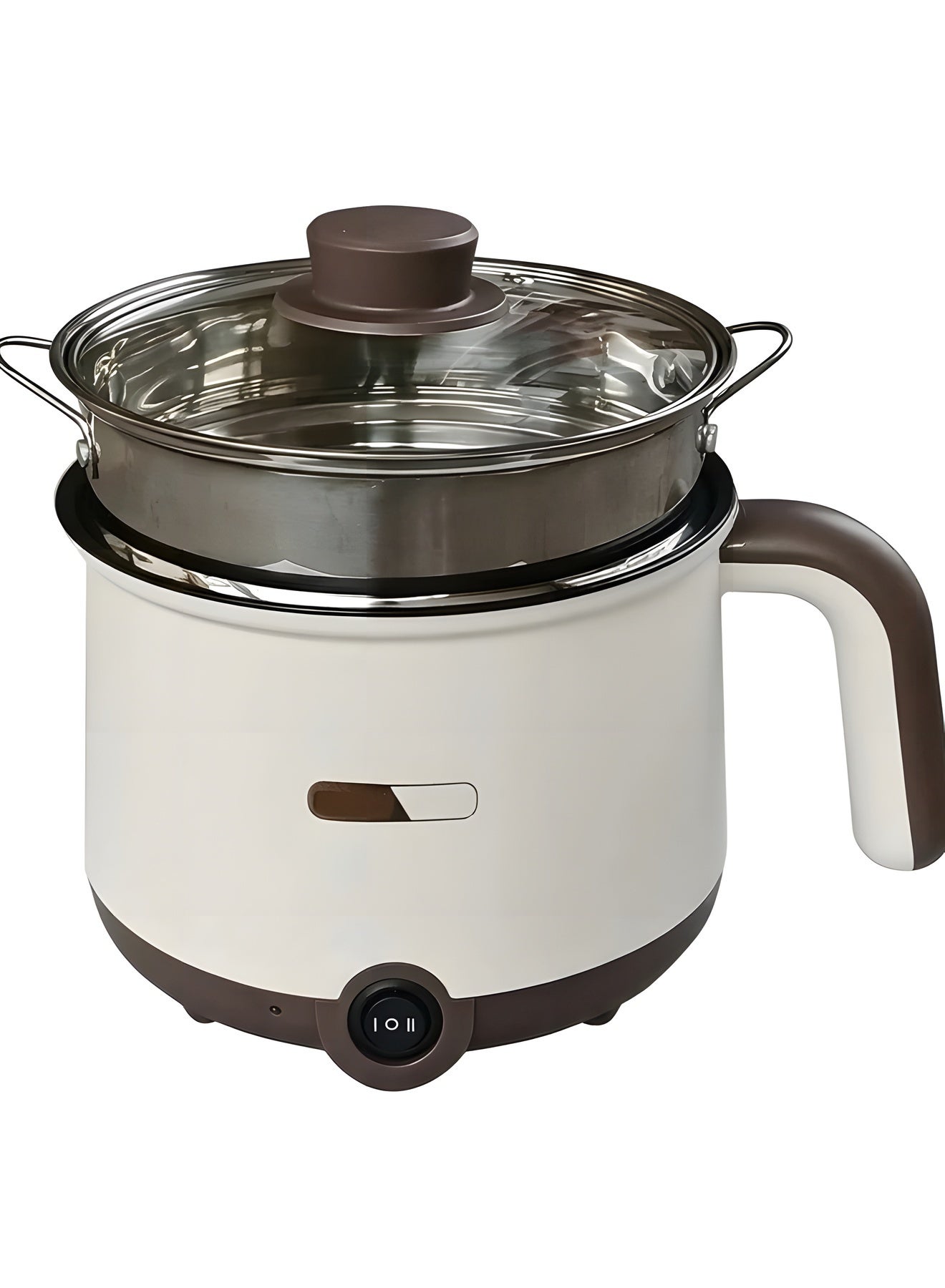 Electric Hot Pot:1.5 L Ramen Cooker, Dual Power…