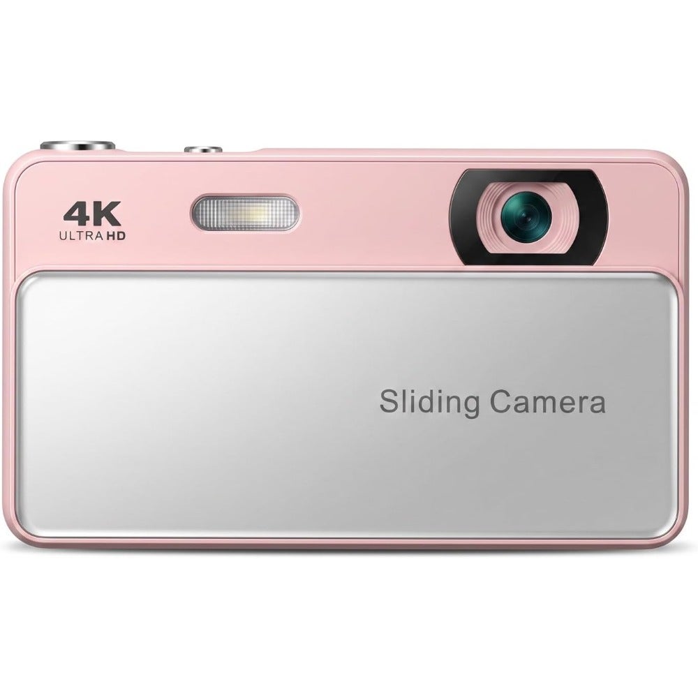 Compare Digital Camera, 64MP HD Autofocus 4K Retro Sliding Camera, 16X Digital Zoom CCD Cameras with 2.8 Inch Screen for Teens Adult Beginner at KSA Price