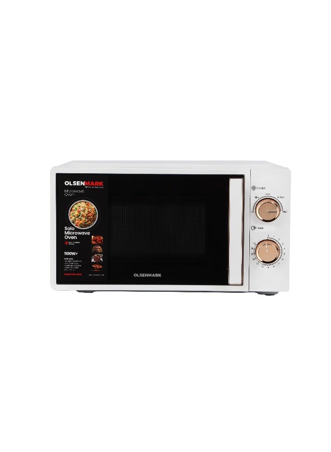 Olsenmark 20L Solo Microwave Oven 1100W ,35-Min…
