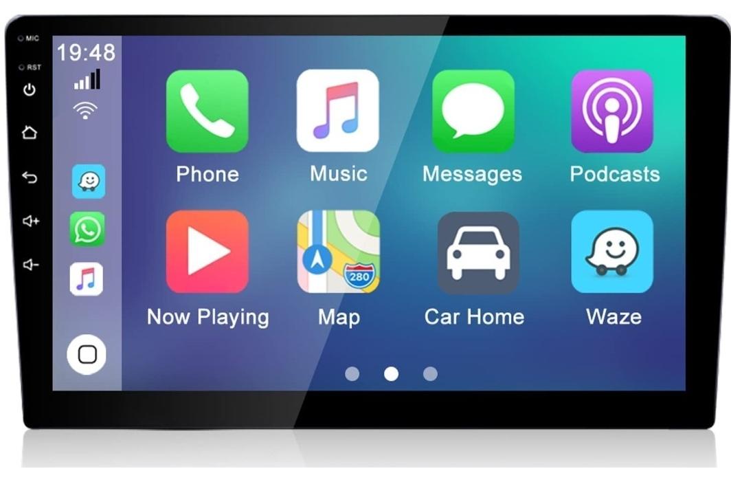 Compare 9Inch Android Car Stereo | 2GB RAM 32GB ROM | Apple CarPlay & Android Auto | Full HD Touchscreen | Bluetooth, WiFi, USB, FM Radio | Night Vision Rear Camera Included at KSA Price