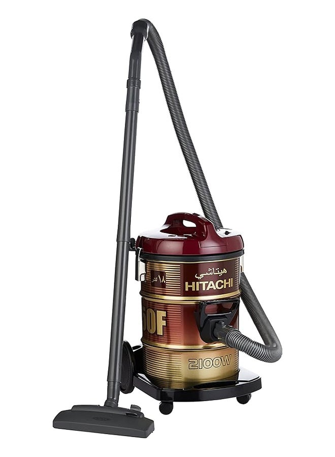 Drum Vacuum Cleaner 2100 Watts, 18 Liters Tank…