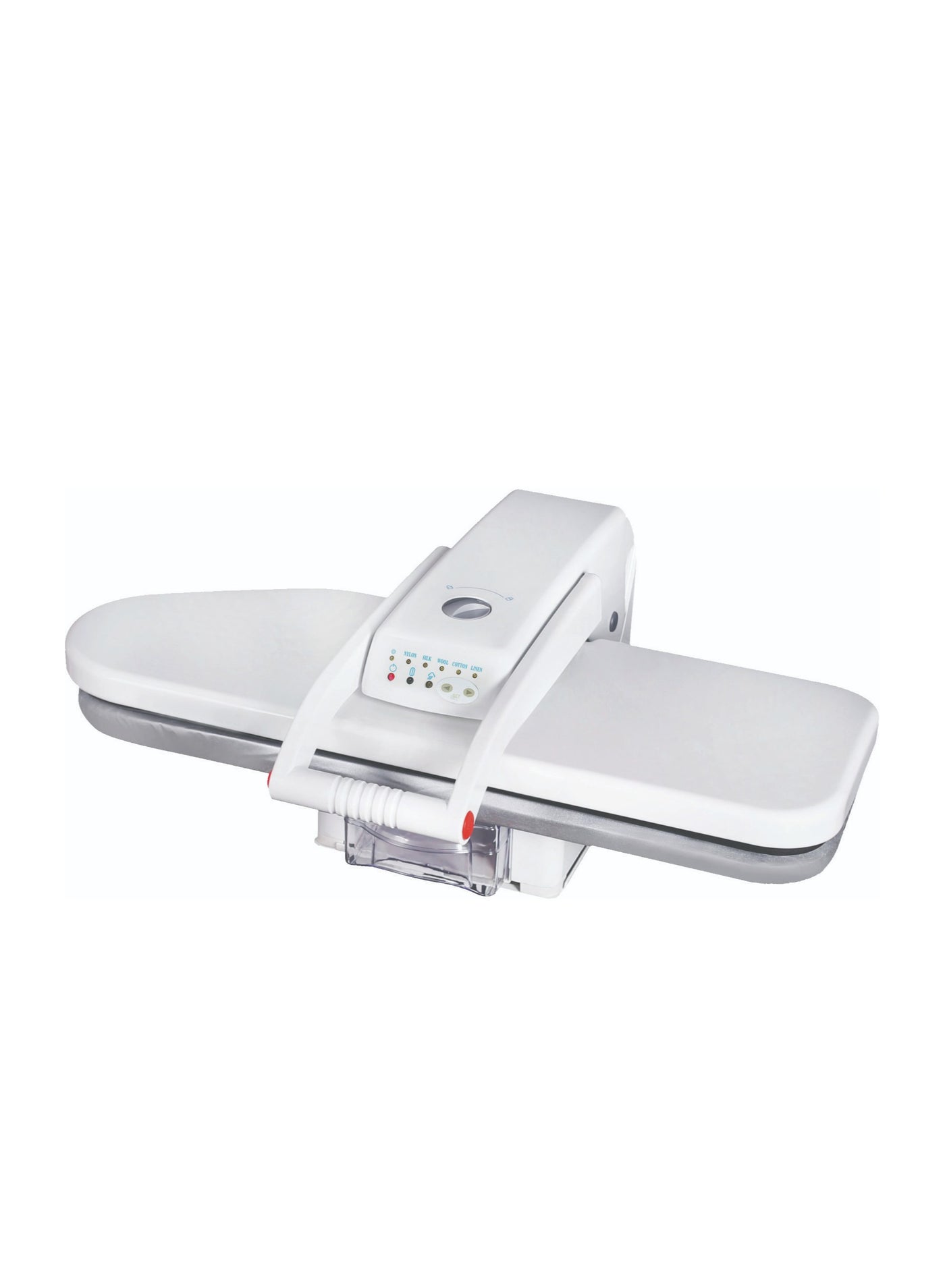 Compare Nobel 32Inch Steam Press with 1.0L Removable Water Tank, Digital Temperature Control, 90g Burst of Steam, Auto Safety ShutOff, and LED Display for Precise and Efficient Ironing NSP32M 32 L 1600 W NSP32M white at KSA Price
