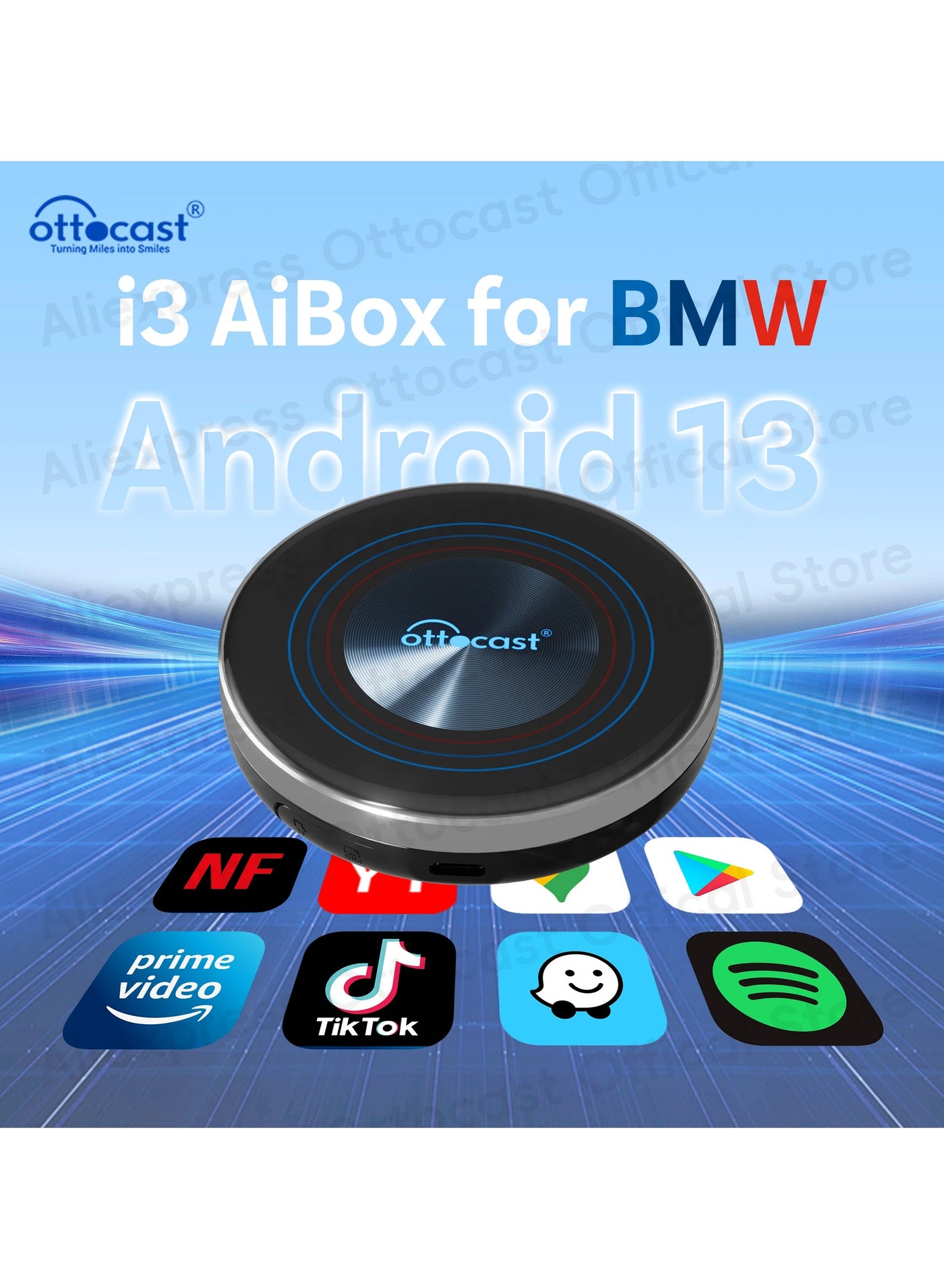 OttoAiBox i3 Android AI Box Wireless TV…