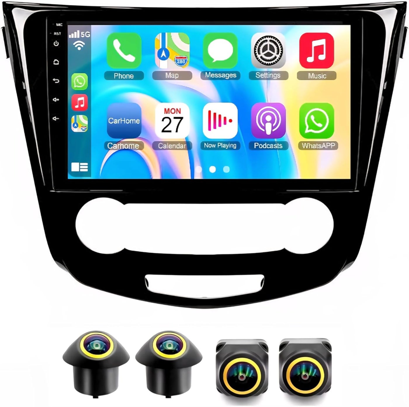 Fit Nissan X-Trail Car Stereo Rogue Qashqai…
