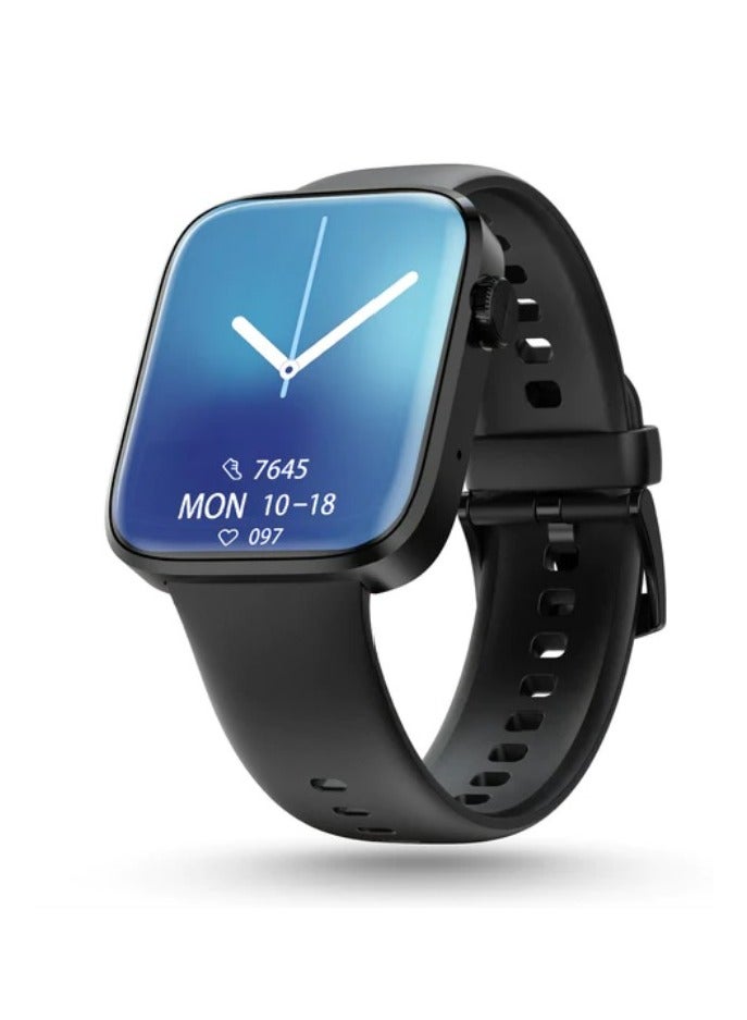 Compare Cosmos Prime 1.91 IPS Display 600 Nits, Wireless Charging Smartwatch for Men & Women, 50+ Sports Mode, IP67 Water Resistance, Compatible with Android & iOS, 260mAH Battery  Jet Black at KSA Price
