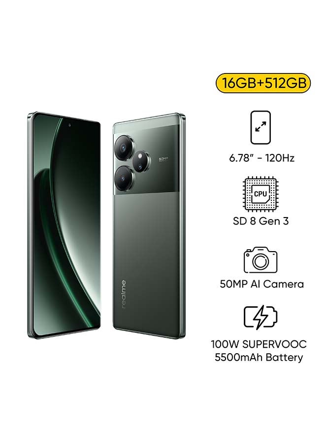 Compare GT6 Dual SIM Razor Green 16+12GB RAM 512GB 5G  Middle East Version at KSA Price