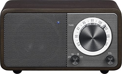Sangean WR7DK Wood Cabinet Mini Bluetooth Speaker…