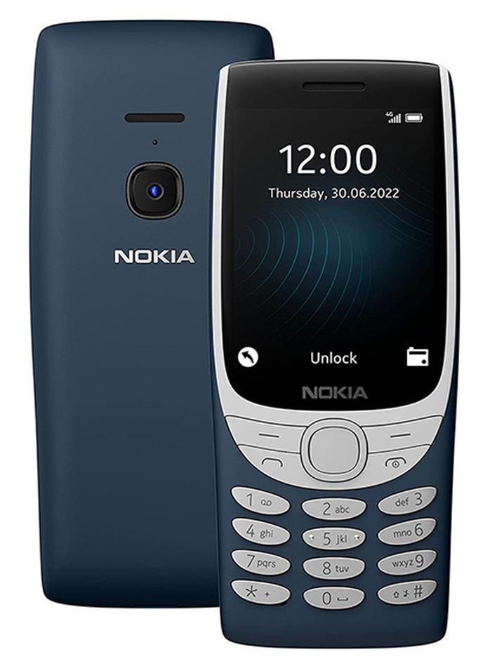 Compare 8210 Feature Phone with 4G connectivity, builtin MP3 player, wireless FM radio and classic Snake game Dual SIM – Blue at KSA Price