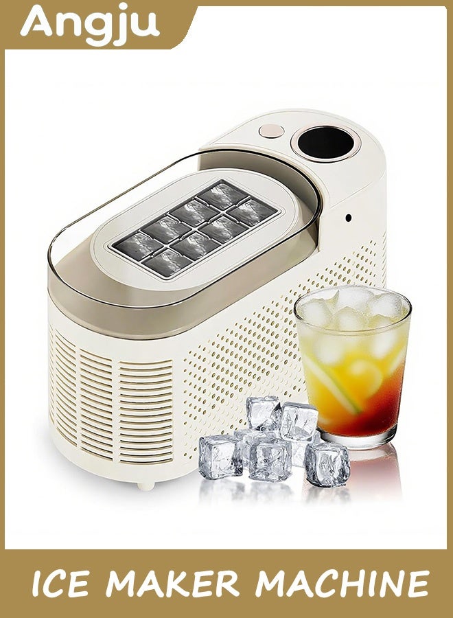 Mini Countertop Ice Maker Machine for Home,…
