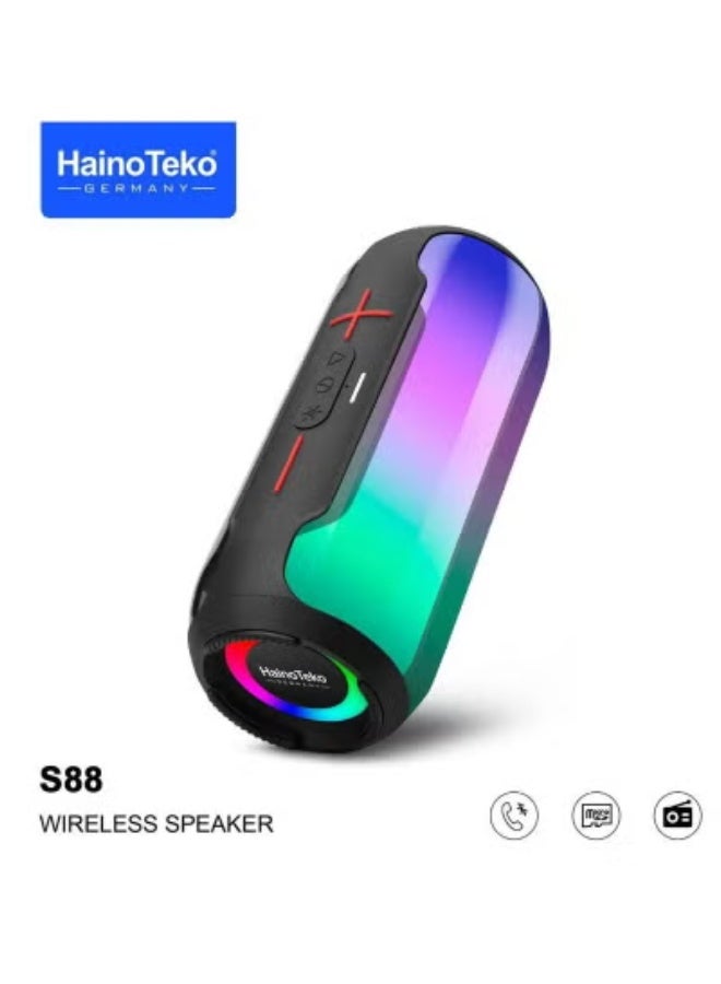 S88 Wireless Bluetooth Speaker with LED Light…