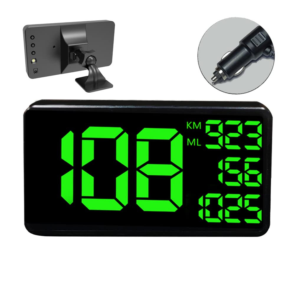 Compare Kingneed Truck GPS Speedometer 62 inch Extend Digital Display Vehicle Odometer Trip Meter Course Overspeed Alarm MPHKMH at KSA Price