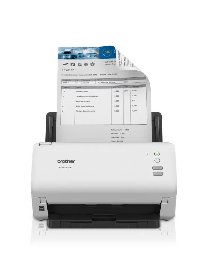 Compare ADS3100 Highspeed Desktop Scanner |Duplex A4 Document Scanner | SuperSpeed USB3.0 white at KSA Price