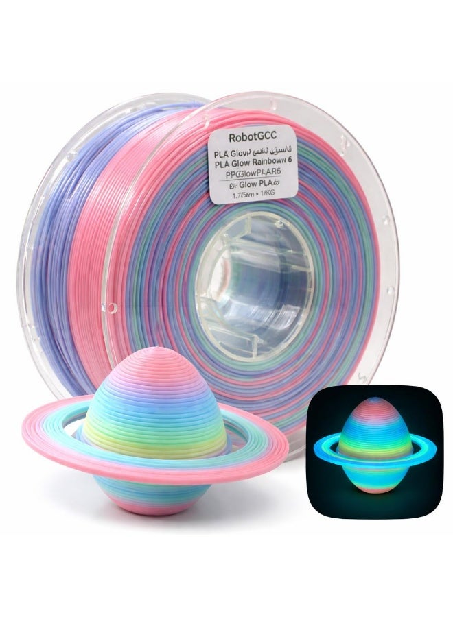 Glow PLA Rainbow Multicolor Glow in The Dark…