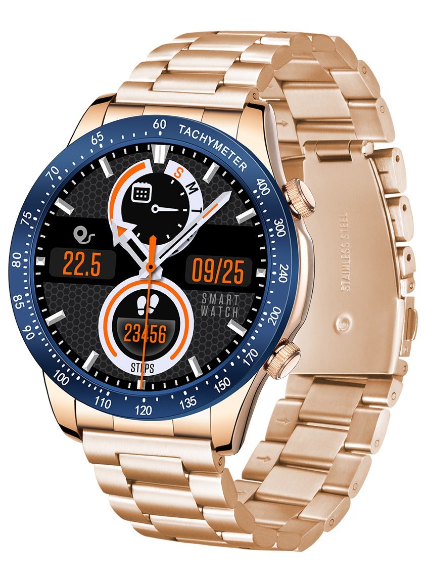 Compare Mens Smartwatch 1.43 Amoled HD Full Touch Screen Fitness Tracker Heart Rate Sleep Monitor Business Sports Smart Watch for Men at KSA Price