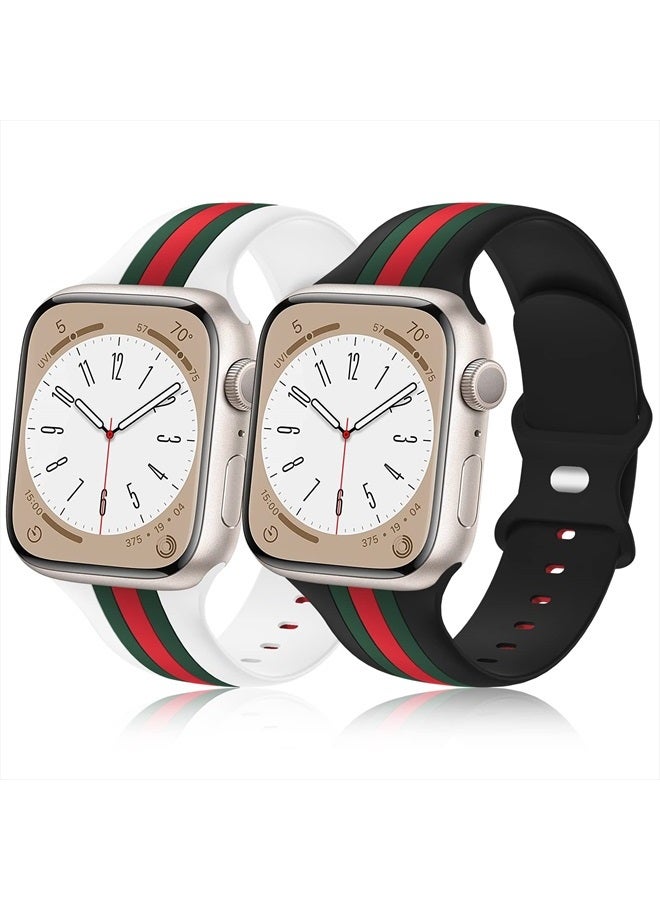 [2 Pack] Designer Bands Compatible with Apple Watch…