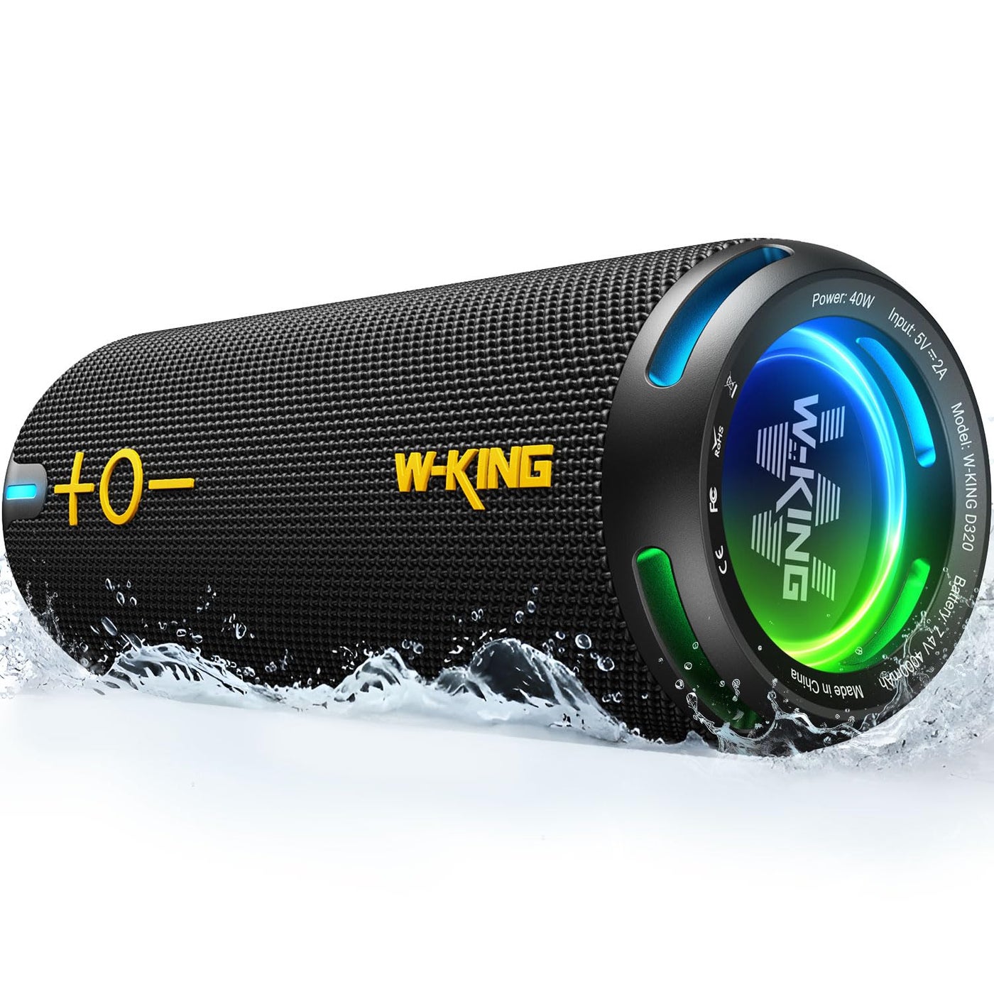 W-KING Bluetooth Speakers - IP67 Waterproof Outdoor…