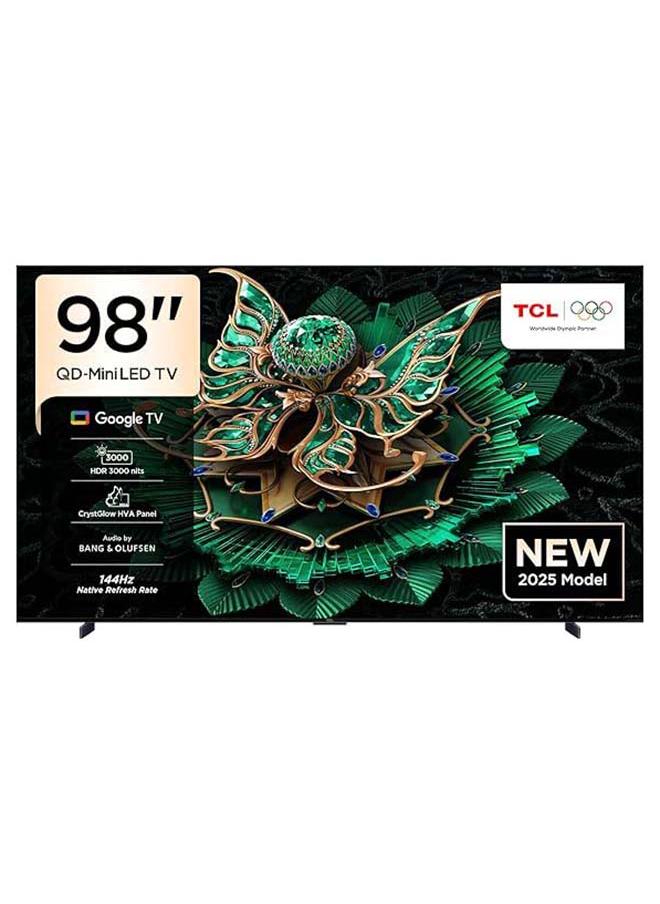 Compare 98 Inch Smart TV 4K QDMini LED Gaming Google TV, 144Hz Native Refresh Rate, Precise Dimming Series Up to 2048 Zones, CrystGlow HVA Panel, HDR 3000 nits, Ultra Slim Design 2025 Model 98C7K black at KSA Price