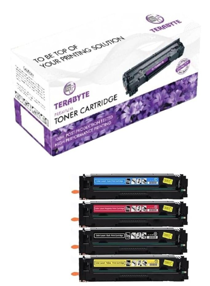 Compare Compatible Toner Cartridge Replacement for HP 203A CF540A CF540 work for HP Color Laserjet Pro M254 M254dw MFP M280 M280nw M281cdw M281fdn M281fdw Printer Black Cyan Magenta Yellow at KSA Price