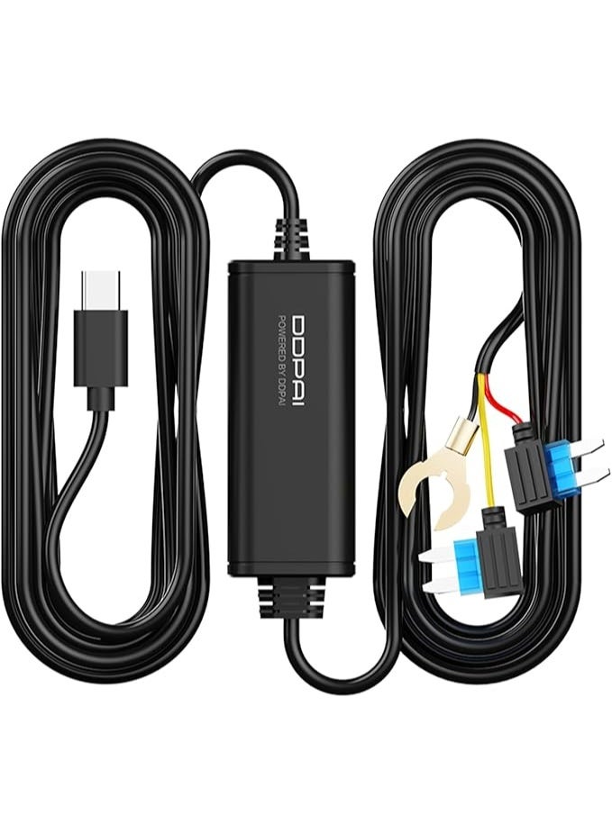 Compare DDPAI Dash Camera Hardwire kit Compatible with  Z50 Pro,Z60 and Z60 Pro,Hardwire Kit for 24H Parking Monitoring,10Ft TypeC USB cable,12V2A to 5V3A at KSA Price