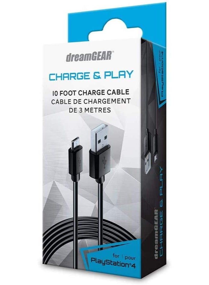 Compare dreamGear Playstation 4 Charge and Play Premium Connection Cable Perfect for Charging DualShock4 Controllers at KSA Price