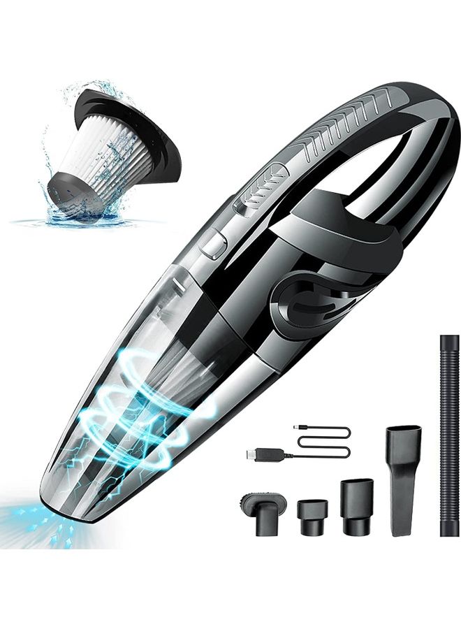 Compare Handheld Cordless Vacuum Cleaner 100 W Vacuum 5 Black at KSA Price