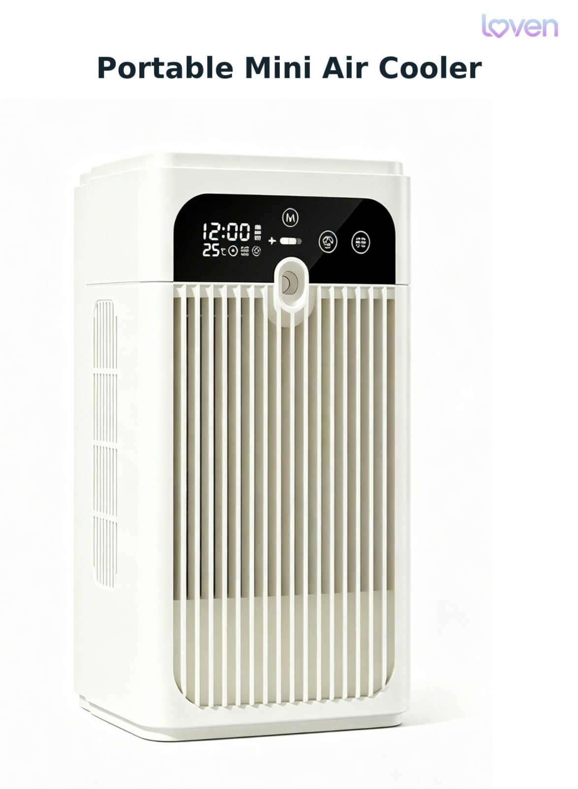 Compare Portable Air Conditioner with Mist Humidifier,Personal Evaporative Air Cooler Fan,Timer Fan,Spray Modes,UltraQuiet Desktop,Rechargeable,White,for Bedroom,Office,Camping at KSA Price