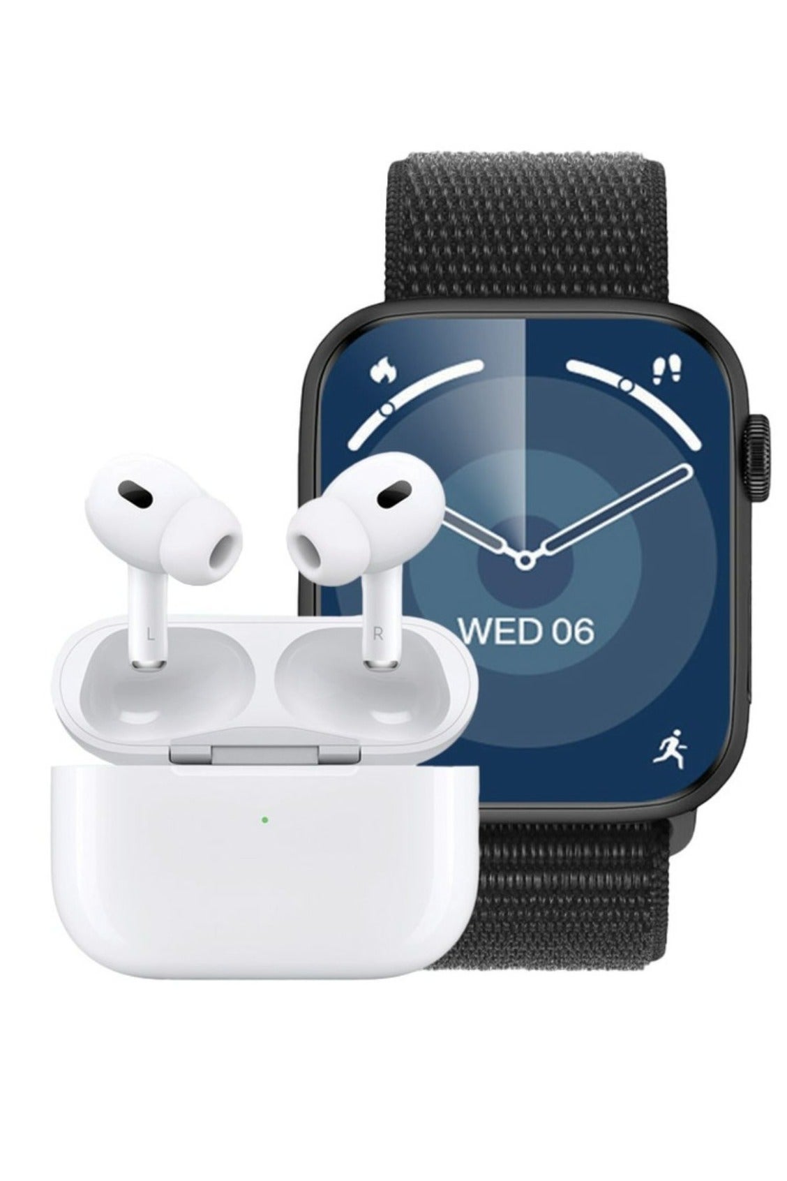 Smart Watch with Earbuds Pro 2 + Active SE, 2.01