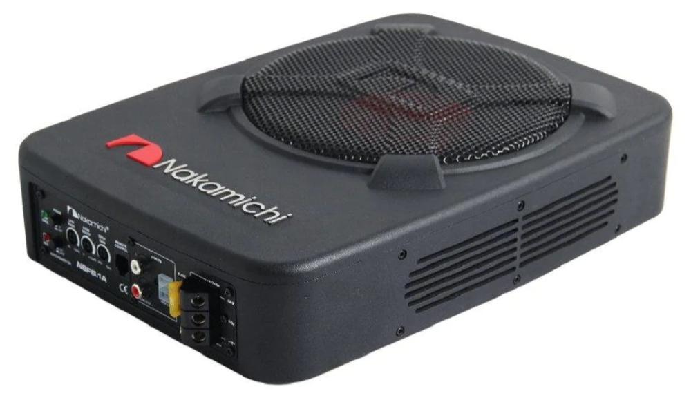 Compare Nakamichi Underseat Subwoofer NBF8.1 1200W Powerful Active Subwoofer 8 Inch 120RMS at KSA Price