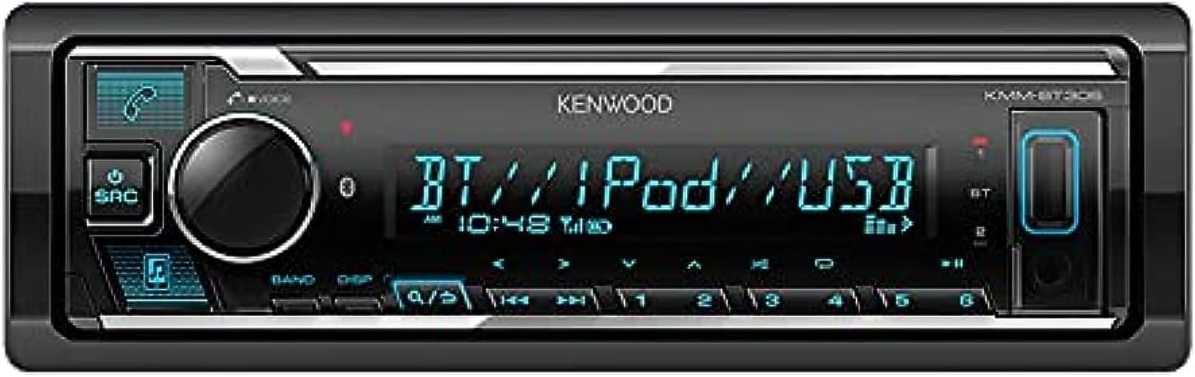 Kenwood KMM-BT306 Multimedia Car Stereo with USB…