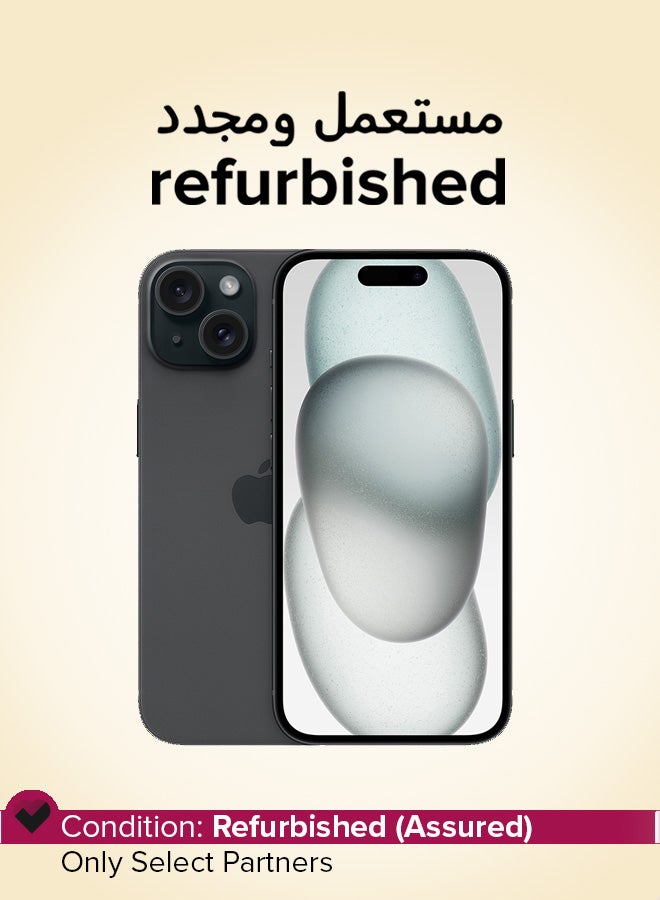 Refurbished - iPhone 15 128GB Black 5G -…