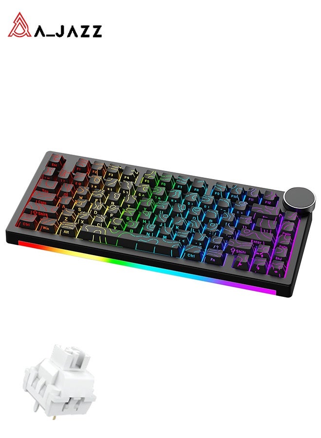 Compare AK820 V2 8K gaming keyboard, RGB backlit, wireless mechanical keyboard, compact mechanical keyboard design, and 10,000 mAh ultralong battery life. It supports three connection modes 2.4 GHzBluetoothwired and hotswappable switches. White contour sideengraved keycaps at KSA Price