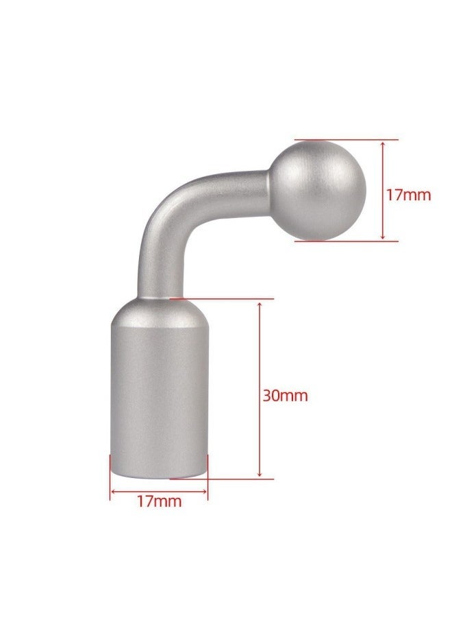 Compare Aluminum Alloy 1717.5mm Ball Head Bending Bracket Mobile Phone Flat Clip Live Car Sports Camera 14 ScrewColor:17mm Light Gray Bending at KSA Price