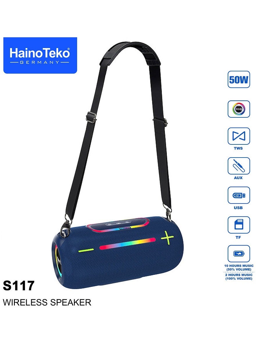 Haino Teko S117 Wireless Speaker 50W Water-Resistant…