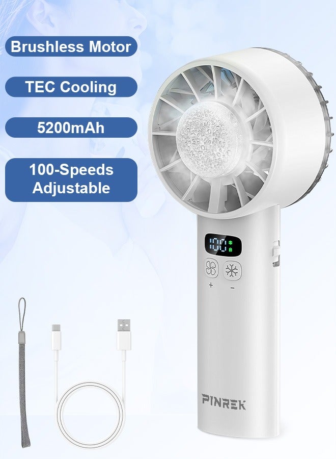 Mini Fan, Portable Handheld Fan, High-Speed Turbofan…