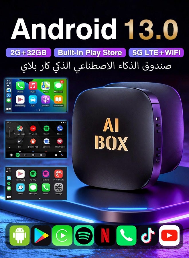 Wireless CarPlay Adapter Supports YouTube, Netflix…