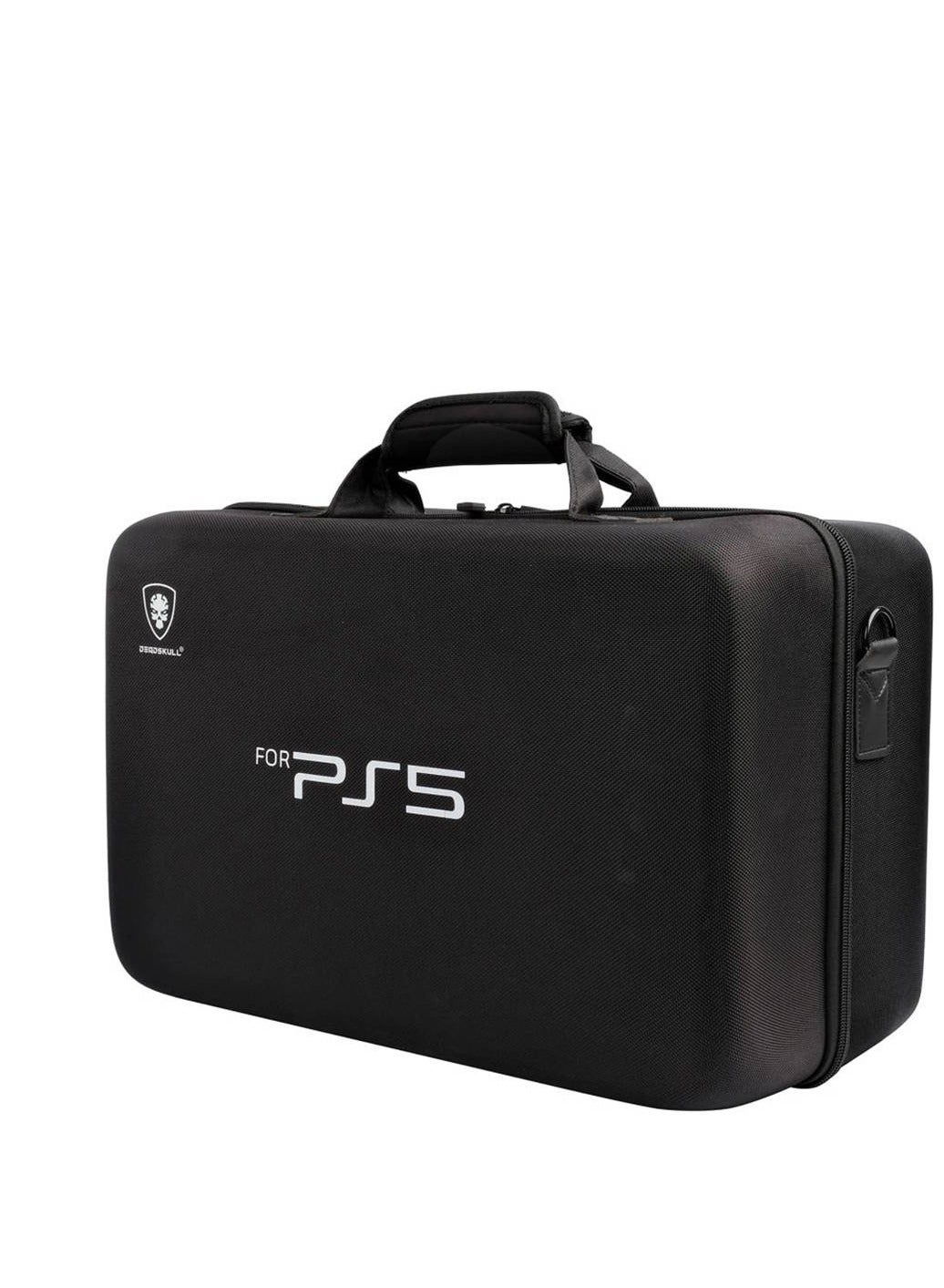 Compare Dead Skull Hardshell PS5 Carrying Case, Soft Interior Material, Adjustable Shoulder Strap, Widened Pad, Black | at KSA Price