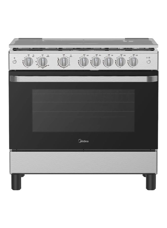 Midea 90x60cm Freestanding Cooker, Full Gas Cooking…