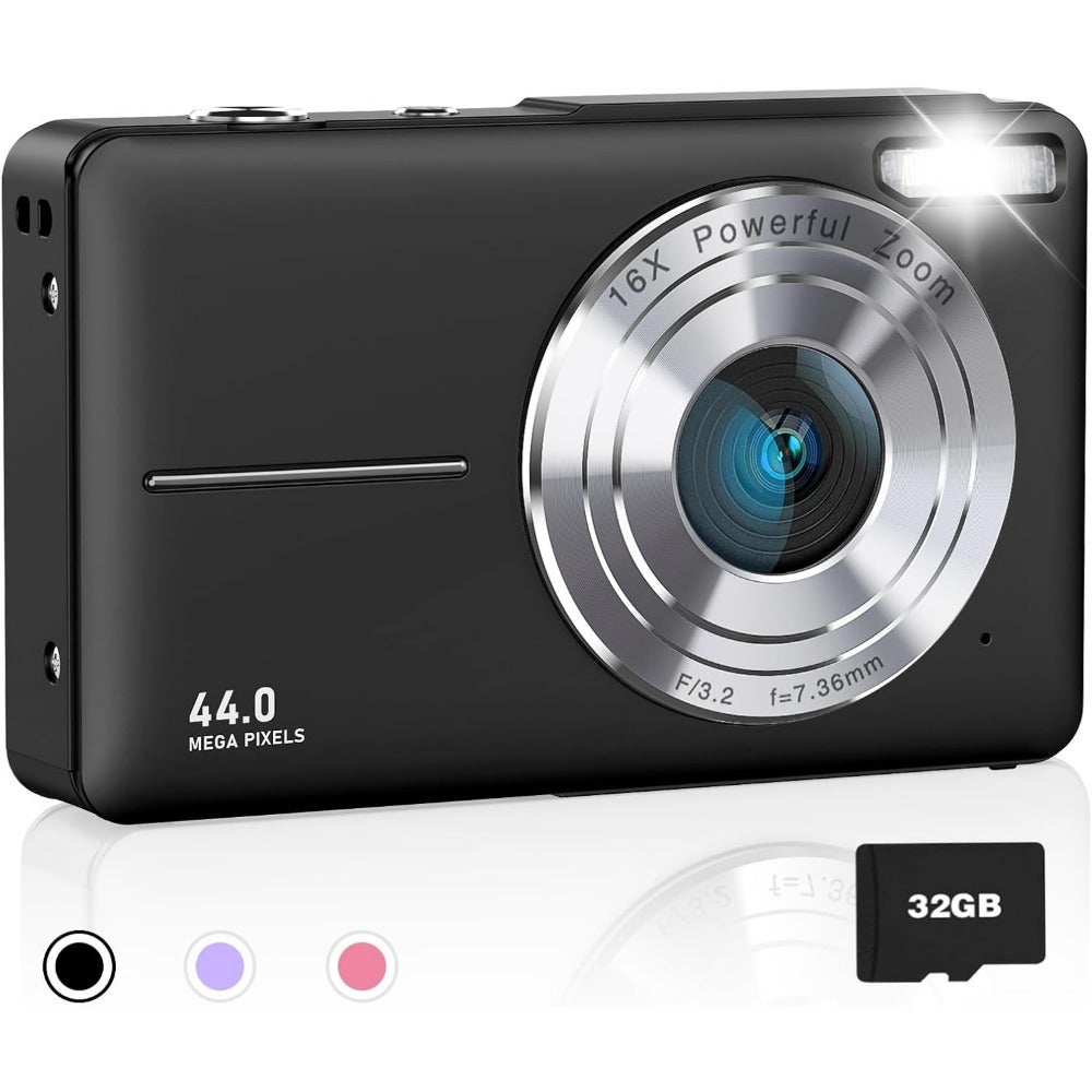 Digital Camera, 1080P FHD Camera for,44MP Point…