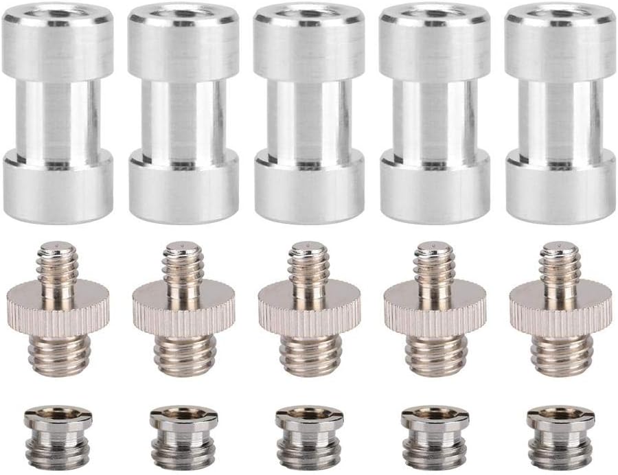 Compare 15pcs 14 Turn 38 Converter Threaded Screws Adapter Screws Accessory for DSLR CameraTripod HeadUmbrellaFlash Light StandQuick Release Plate at KSA Price